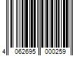 Barcode Image for UPC code 4062695000259