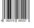 Barcode Image for UPC code 4063378060027