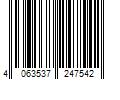 Barcode Image for UPC code 4063537247542