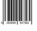 Barcode Image for UPC code 4063699547580