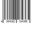 Barcode Image for UPC code 4064092184365