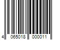 Barcode Image for UPC code 4065018000011