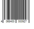 Barcode Image for UPC code 4068400000927