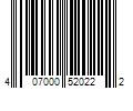 Barcode Image for UPC code 407000520222