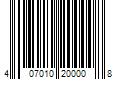 Barcode Image for UPC code 407010200008