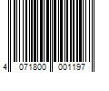 Barcode Image for UPC code 4071800001197