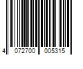 Barcode Image for UPC code 4072700005315