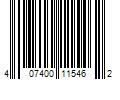 Barcode Image for UPC code 407400115462