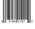 Barcode Image for UPC code 407454010010