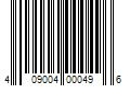 Barcode Image for UPC code 409004000496