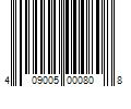 Barcode Image for UPC code 409005000808