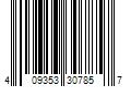 Barcode Image for UPC code 409353307857