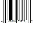 Barcode Image for UPC code 409810032292