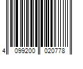 Barcode Image for UPC code 4099200020778