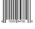 Barcode Image for UPC code 410000647806