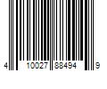 Barcode Image for UPC code 410027884949