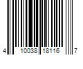 Barcode Image for UPC code 410038181167