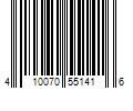 Barcode Image for UPC code 410070551416