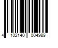 Barcode Image for UPC code 4102140004989