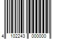 Barcode Image for UPC code 4102243000000