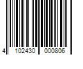 Barcode Image for UPC code 4102430000806