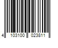 Barcode Image for UPC code 4103100023811