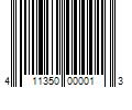 Barcode Image for UPC code 411350000013