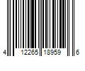 Barcode Image for UPC code 412265189596