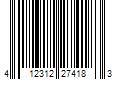 Barcode Image for UPC code 412312274183