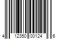 Barcode Image for UPC code 412350001246