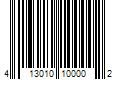 Barcode Image for UPC code 413010100002