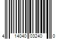 Barcode Image for UPC code 414040032400