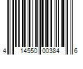 Barcode Image for UPC code 414550003846