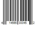 Barcode Image for UPC code 414555300452