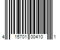 Barcode Image for UPC code 415701004101