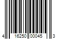 Barcode Image for UPC code 416250000453