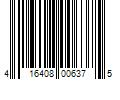 Barcode Image for UPC code 416408006375