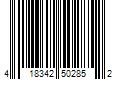 Barcode Image for UPC code 418342502852