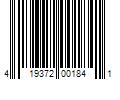 Barcode Image for UPC code 419372001841