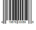 Barcode Image for UPC code 419576000596