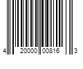 Barcode Image for UPC code 420000008163