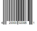 Barcode Image for UPC code 420000020851