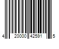 Barcode Image for UPC code 420000425915