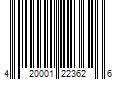 Barcode Image for UPC code 420001223626