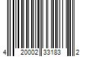 Barcode Image for UPC code 420002331832