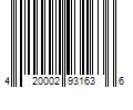 Barcode Image for UPC code 420002931636