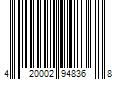 Barcode Image for UPC code 420002948368