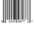 Barcode Image for UPC code 420003460777