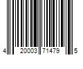 Barcode Image for UPC code 420003714795