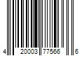 Barcode Image for UPC code 420003775666